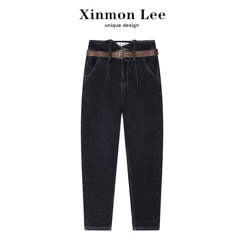 パンツ レディース 秋 冬 カジュアル ハイウエスト 裏起毛 厚手 ジーンズ ズボン スリム ズボン