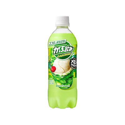他サイト： ポッカサッポロ がぶ飲みメロンクリームソーダ 500ml×24本の商品画像