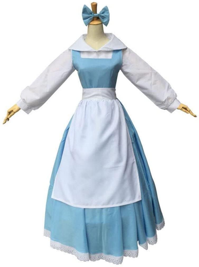 コスプレ衣装ドレス　ベル メイド服コスチューム　仮装　変装