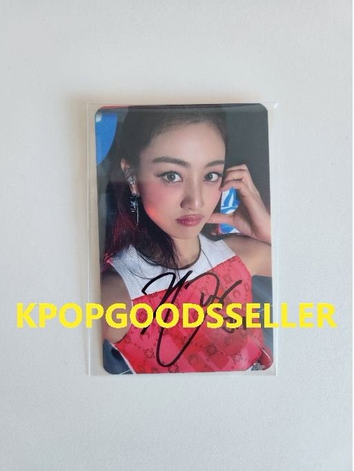 [on hand] TWICE BDM LUCKYDRAW SIGNED JH JIHYO PHOTOCARD