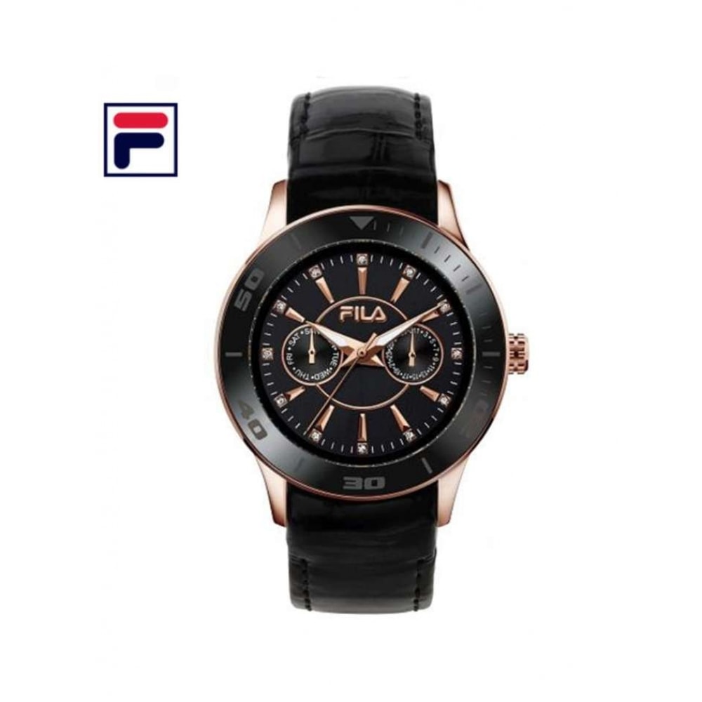 フィラ メンズレザーバンドウォッチ FCA 38-047-004