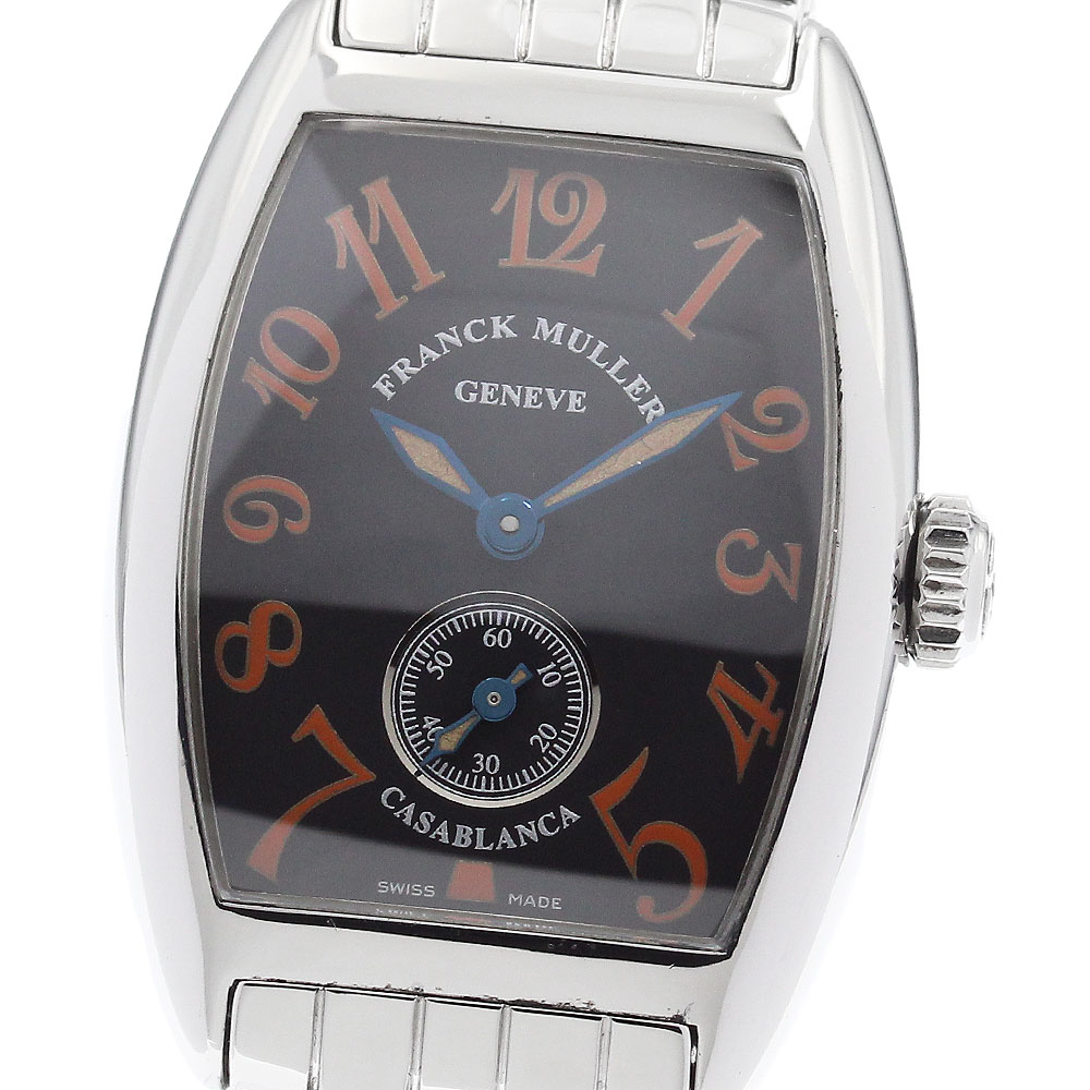 フランクミュラー FRANCK MULLER 1750S6 カサブランカ サハラ スモールセコンド 手巻き レディース 良品 _917427【中古】