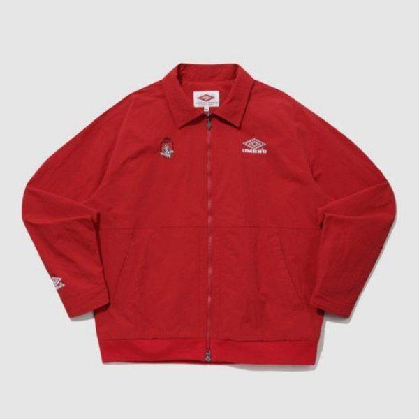 ジャケット CQK UQ121CJK21-RED HBL ブリティッシュカジュアル ハリントンジャケット RED