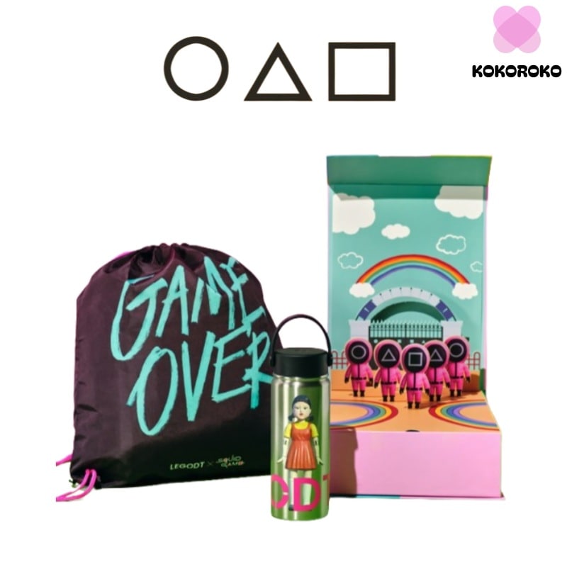 [イカゲームシーズン2コラボ] [giftタルゴナ] レゴトXイカゲームギフトセット(ステンレスタンブラー+ストリングバッグ+3パッケージ)+ショップギフト/イカゲームグッズ/イカゲームコラボ