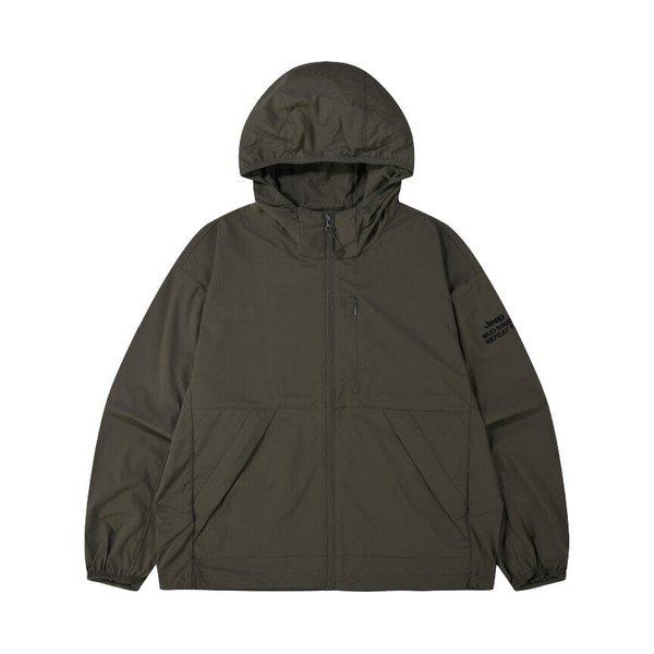 JR2JPU291 カーキ 男女共用 サマー ウィンドブレーカー ジャンパー_SC