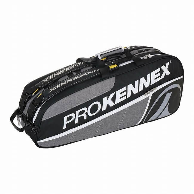 6本収納 プロケネックス(ProKennex) Qギア ラケットバッグ グレ―xブラック AYBG1802(19y3m)