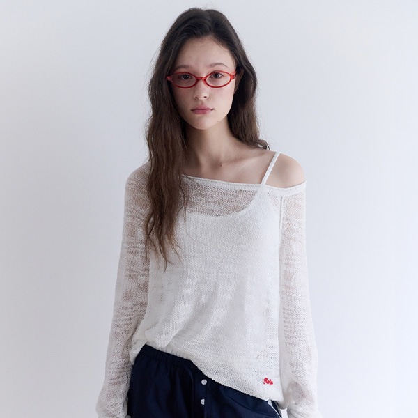 SUMMER LOOSE FIT KNIT WHITE