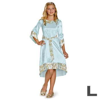 [残り1点] コスプレ 仮装 ディズニー オーロラ姫 ブルードレス クラシック 女の子用 L 【 コスプレ 衣装 ハロウィン 仮装 コスチューム 子供 アニメ キッズ ディズニープリンセス グッズ ド