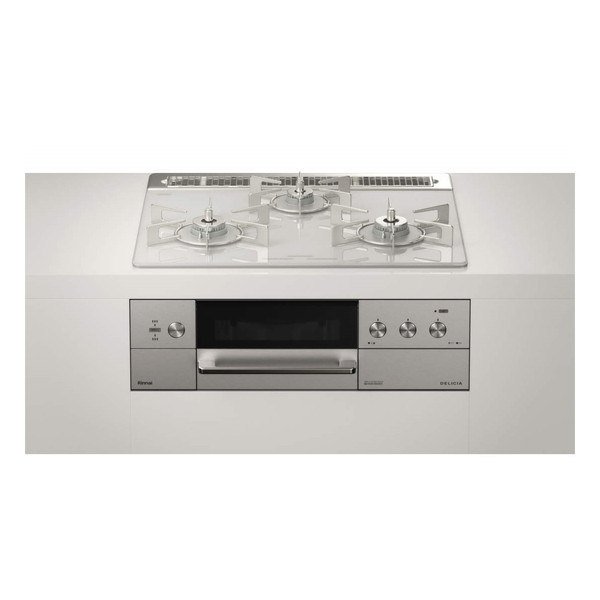 RHS31W30E14RCASTW-13A アローズホワイト DELICIA [ビルトインガスコンロ (都市ガス用両側強火力幅60cm)]