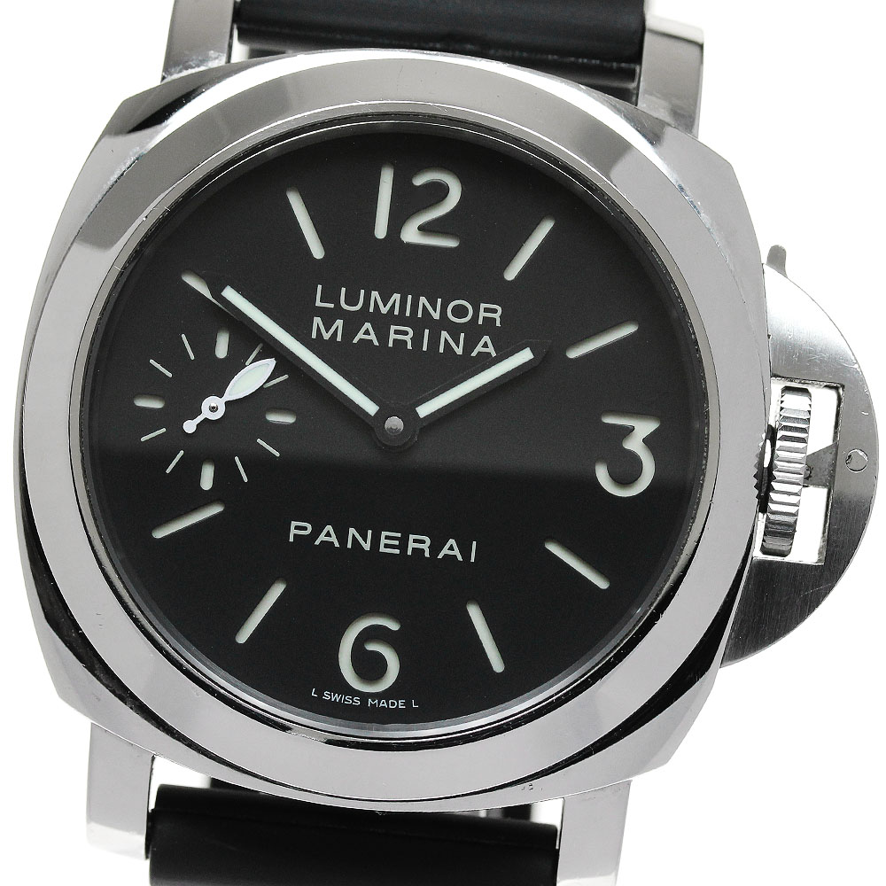 パネライ PANERAI PAM00111 ルミノールマリーナ スモールセコンド 手巻き メンズ _849629【中古】 484,900円
