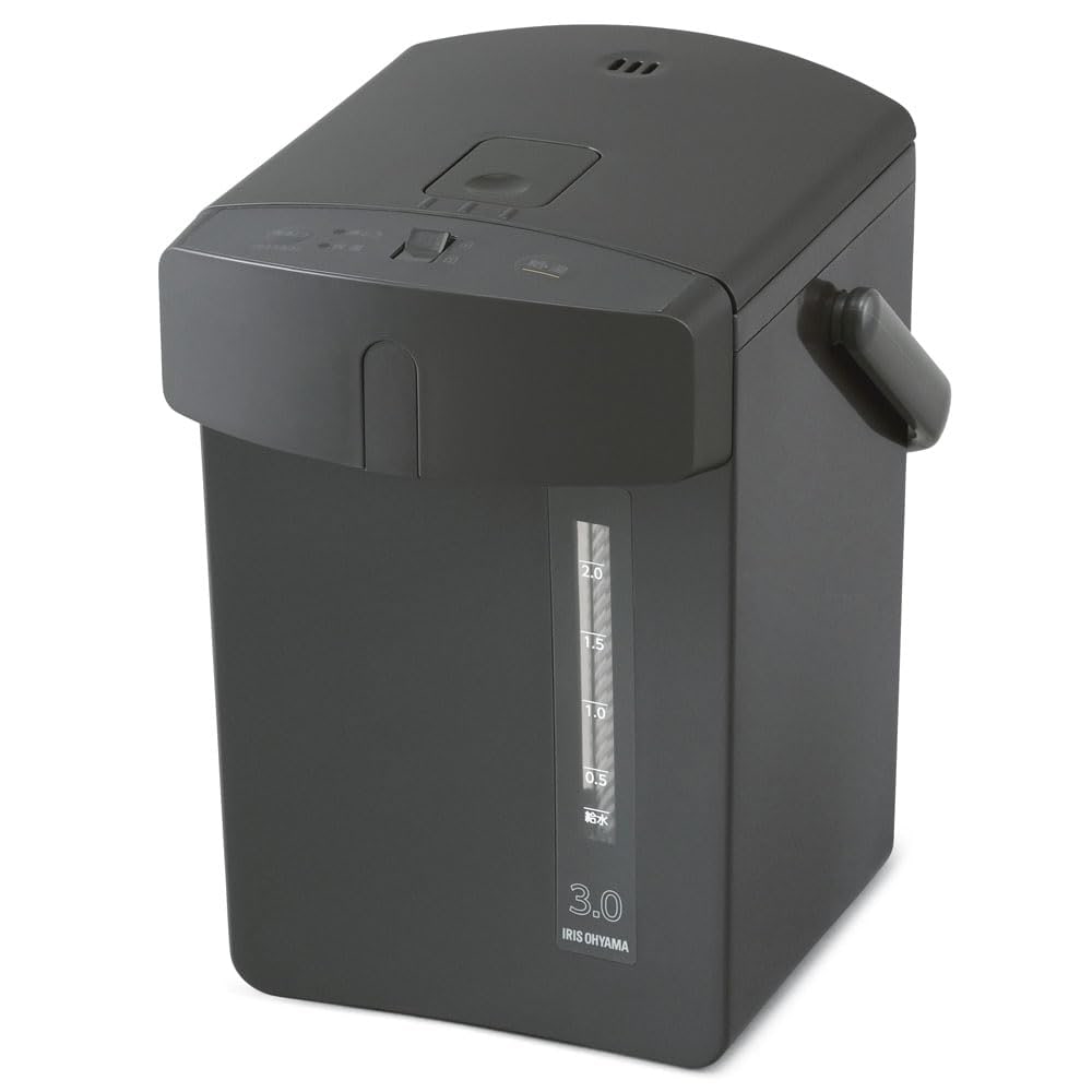 アイリスオーヤマ 電気ポット 3リットル メカ式 ブラック IMHD-230-B