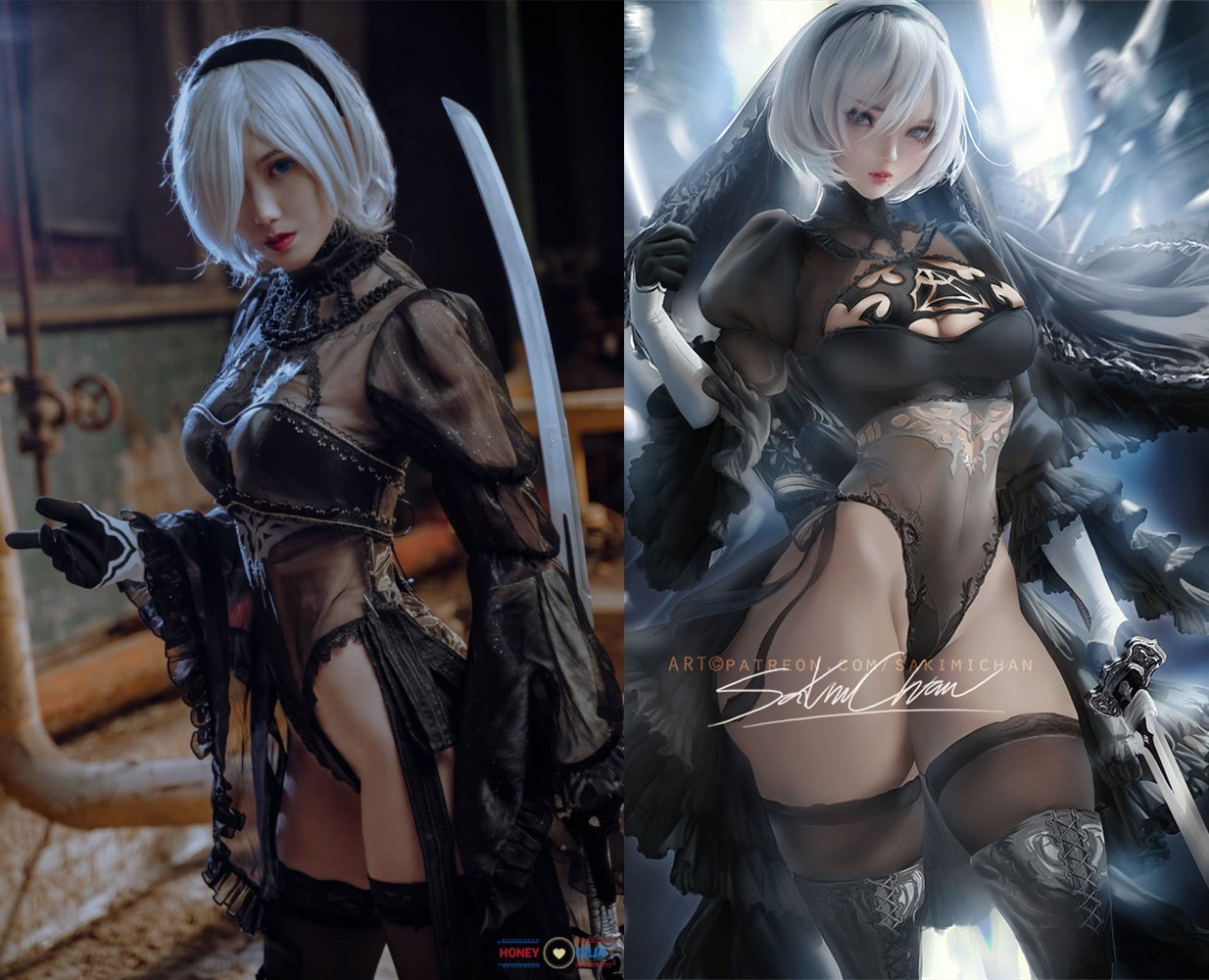 Qoo10] ニーア オートマタ 2B 花嫁 ウェディ : ホビー・コスプレ