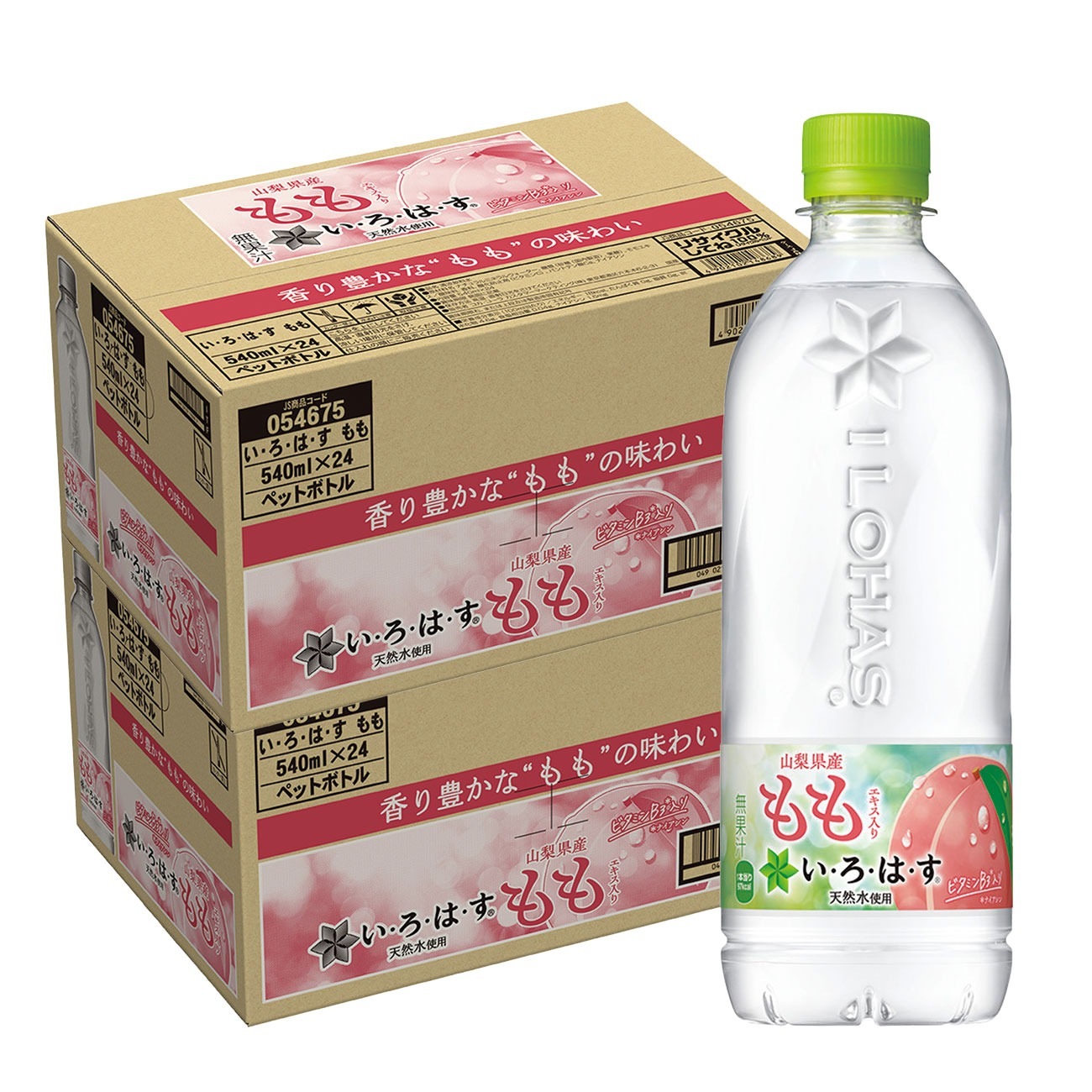 【送料無料】コカコーラ いろはす もも 540ml2ケース(48本)