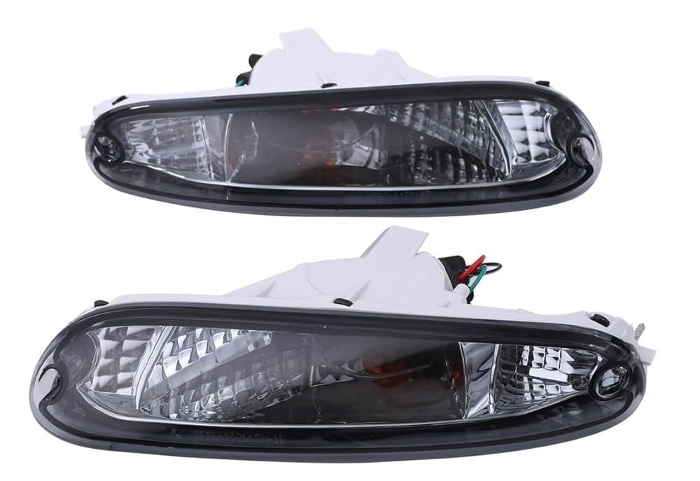 マツダ 用 フロント バンパー コンビ ランプ 左右セット スモークレンズ ウインカー ポジション ユーノス ロードスター NA6CE NA8C DPO-112-CR 等 汎用 社外品