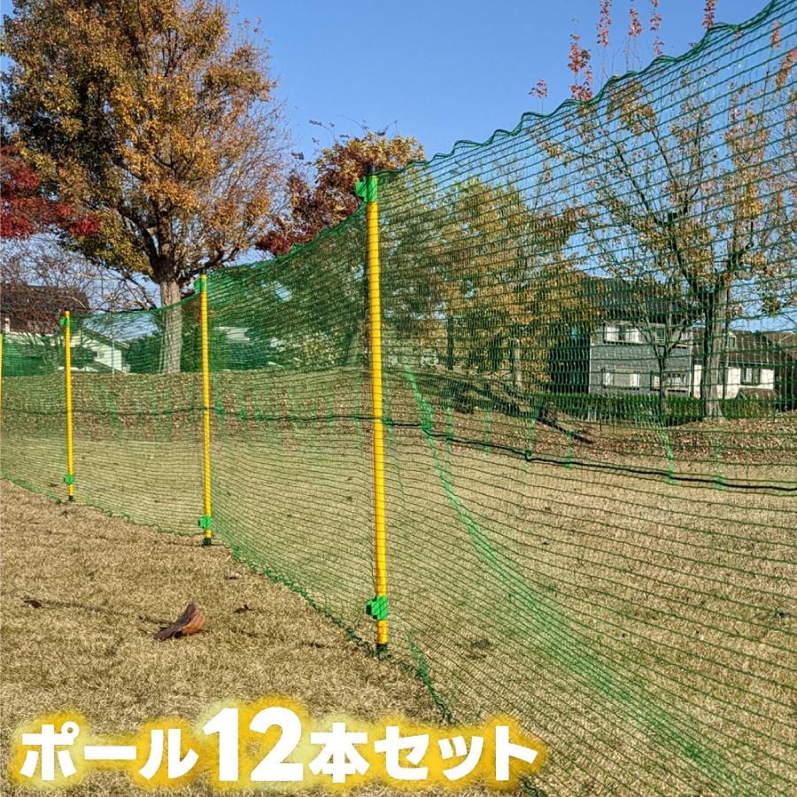 ホームラン フェンス ポール 12本セット フェンス 野球 ソフトボール ベースボール