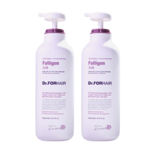 [1+1]フォリゲンシルクシャンプー 500mL / 抜け毛&ダメージヘア 2in1ケア 4,589円