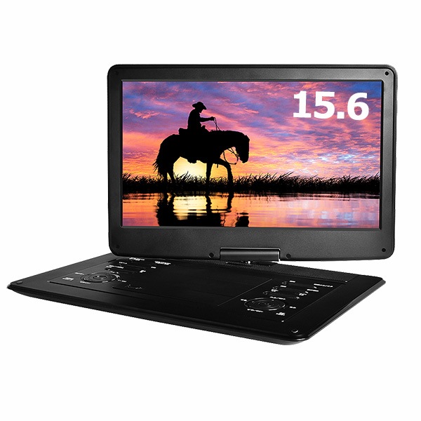 ポータブルDVD 15.6インチ 地デジ録画機能 3電源対応 地デジワンセグ自動切換 CPRM VR対応レジューム再生 多軸回転式液晶モニター CDリッピング録音機能 OT-TVD156AK