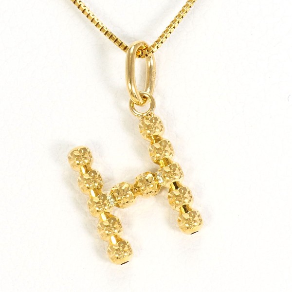 K18 18金 YG イエローゴールド ネックレス 総重量約1.6g 約40cm ジュエリー 中古