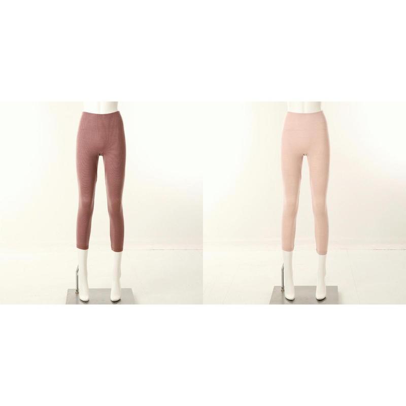 2枚入り エクウス保温下着 女性9分丈パンツ 2セット VLG5068LSG
