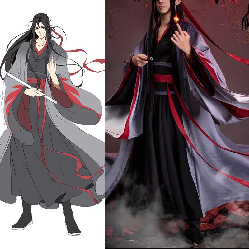 魔道祖師 コスプレ 魏無羨 衣装 中華服古装セットアップ 夷陵老祖衣装セット 演出服 撮影服 古装 漢服