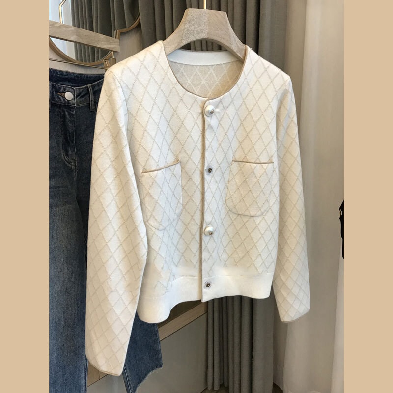 アウター コート ジャケット 上着 袖あり 長袖 Uネック ラウンドネック 襟なし 前開き かわいい 可愛い きれいめ シンプル カジュアル 上品 おしゃれ お洒落 可愛い 女子