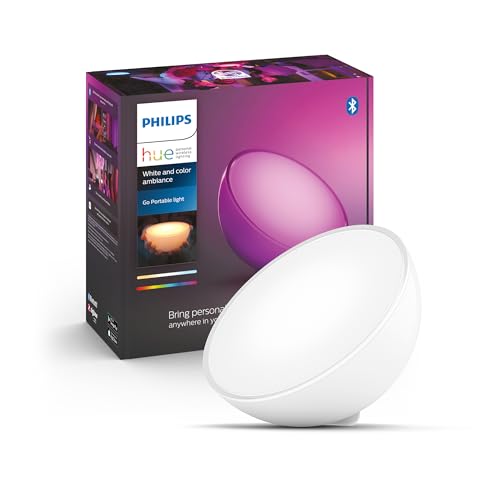 フィリップスヒュー(Philips Hue) Go ポータブルライト - スマート照明 テーブルランプ Alexa対応 マルチカラー 1600万色 電球色 昼白色 調光 調色 スマートホーム 間接照明