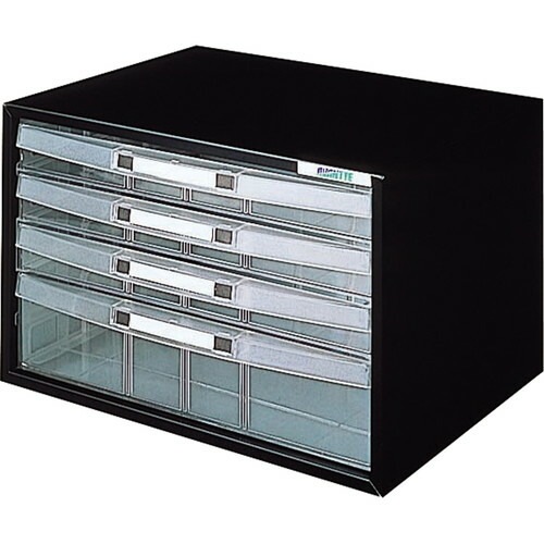 ナカバヤシ　アバンテケース　Ａ４　横型　４段　クロ　AL-W4-D