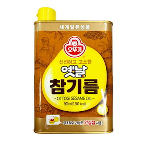 ゥギ 昔のごま油 900ml[오뚜기 옛날 참기름 900ml]