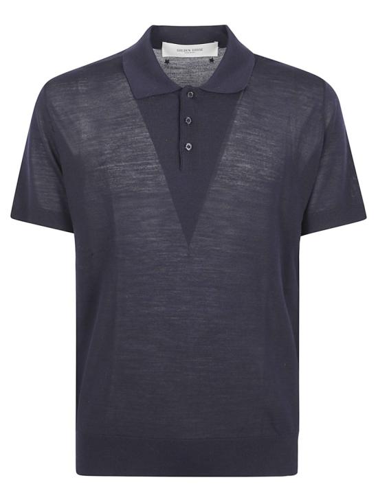 GOLDEN GOOSE Men Polo Shirts GMP01412P00104150501 Blue