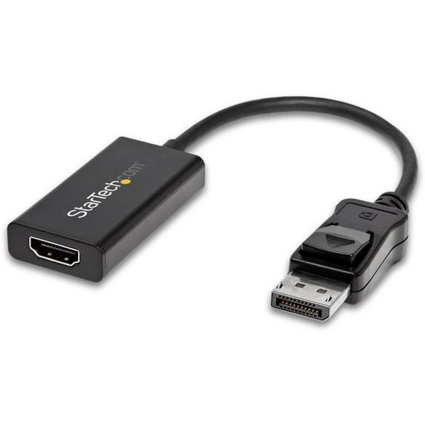 DP2HD4K60H ブラック DisplayPort - HDMI 変換アダプタ HDR対応 4K/60Hz ディスプレイポート(オス) - HDMI(メス)