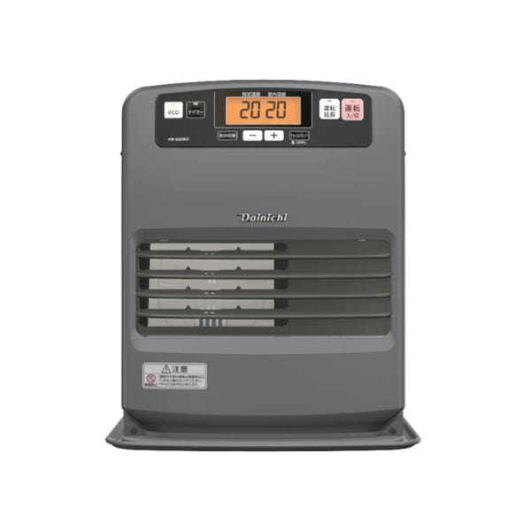 石油ファンヒーター 主に9畳用 KCタイプ 木造9畳 コンクリート12畳 タンク容量5L 3.3kW マットグレー FW-3324KC-H