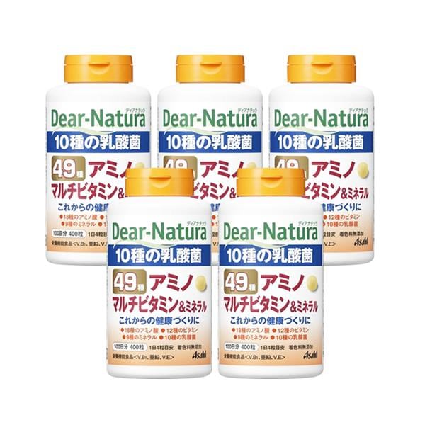 5個セット アサヒ ディアナチュラ 49アミノ マルチビタミン＆ミネラル