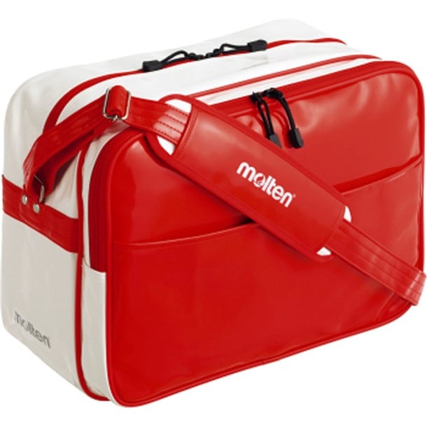 エナメルバッグ L アカシロ サッカーバッグ (km0074rw)