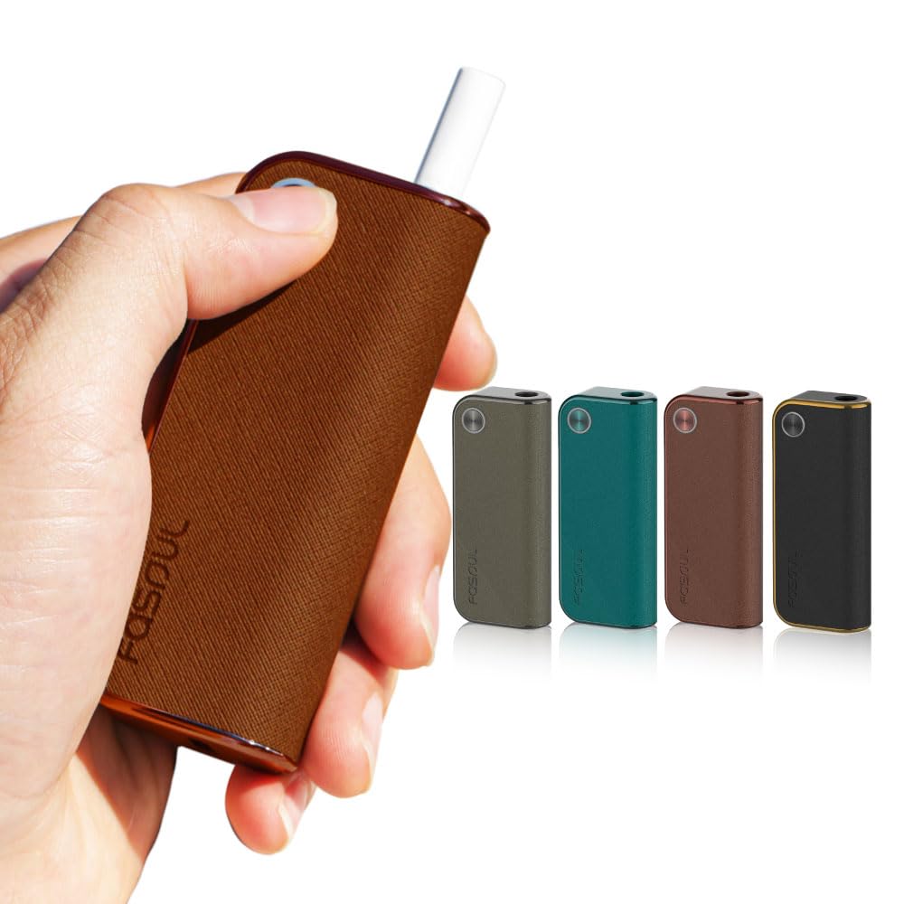 Fasoul C1 イルマ互換品 電子タバコ 本体 ニコチン タール無し 2回吸える シケモク マシーン ファソウル 互換 テリア センティア 対応 温度時間調節 (サドルブラウン) 4,826円