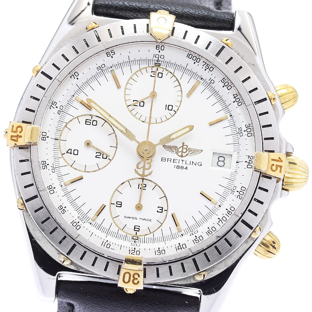 ブライトリング BREITLING B13047 クロノマット ビコロ デイト クロノグラフ 自動巻き メンズ _876466【中古】 116,000円