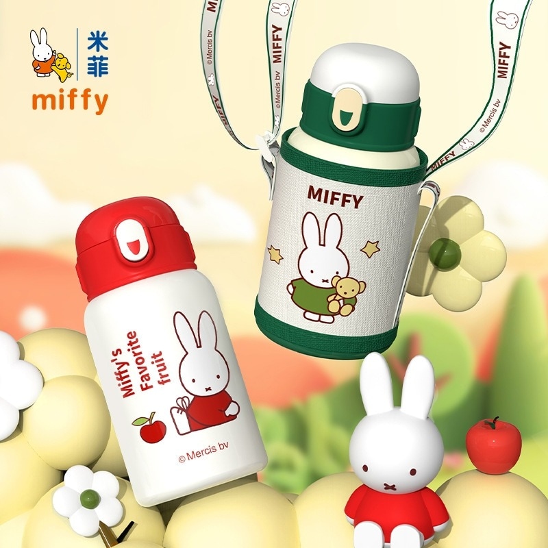 ミッフィー ウィンターサーモスカップ 子供用 シッピーカップ 316 ステンレススチール ベビーポータブルポット 学校用