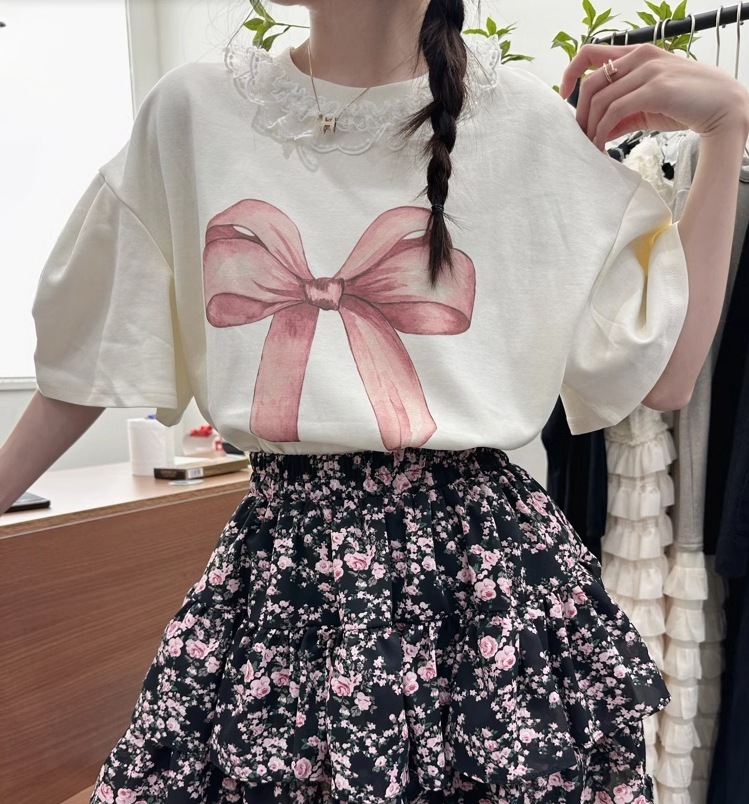 新作 気質 レトロ おしゃれ カジュアル おしゃれ ブラウス Ｔシャツ