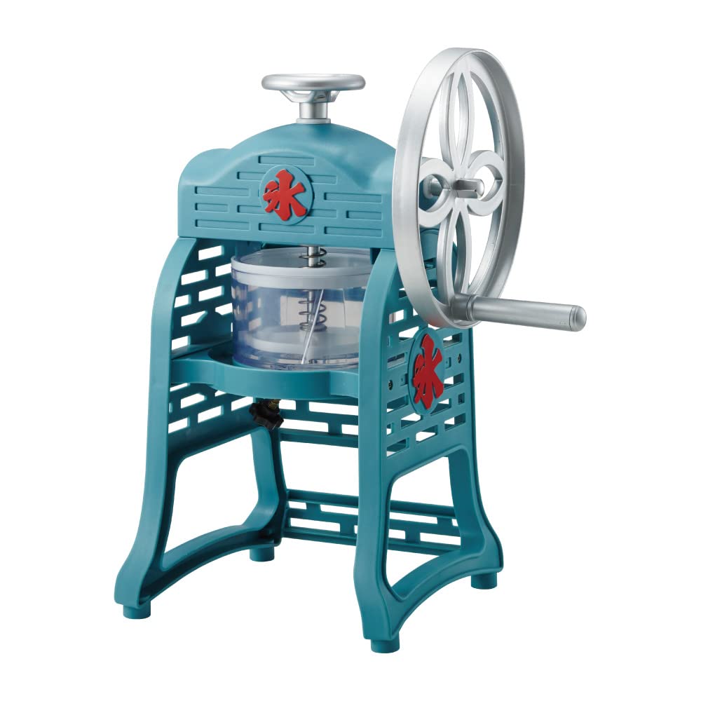 ドウシシャ かき氷器 手動 ふわ雪 本格ふわふわ食感 バラ氷対応 レシピ付き 製氷カップ2個付き IS-FY-20