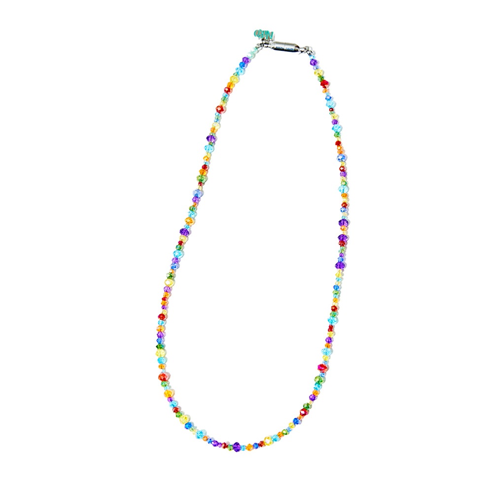 [EXOスホWINNER ソン·ミンホサンダラパク着用] RAINBOW BLING BEADS NECKLACE #57