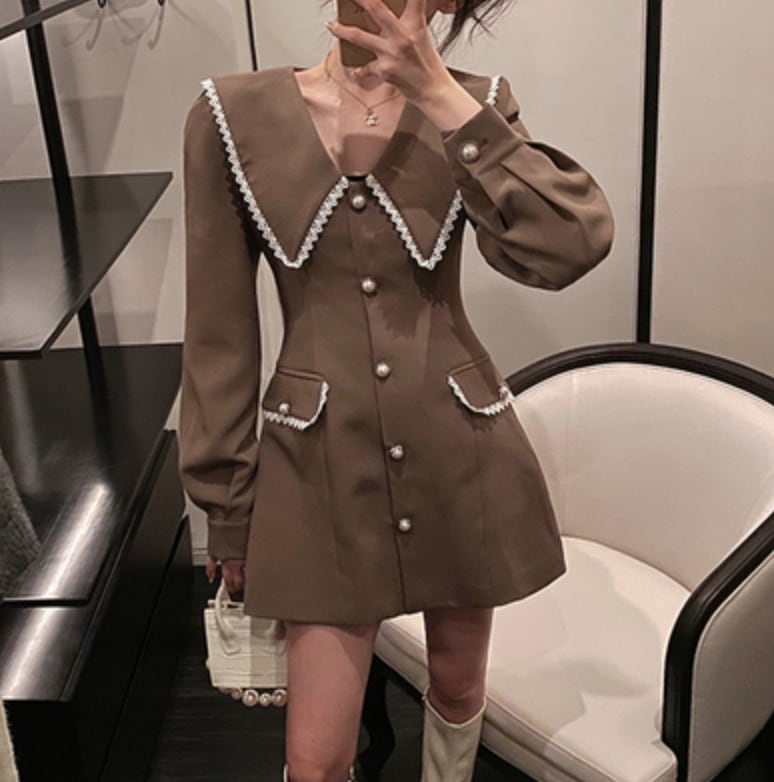 ワンピース デート ショート ショート丈 袖あり 長袖 スリム タイト 細身 かわいい 大人可愛い きれいめ シンプル カジュアル 大人 上品 おしゃれ お洒落 主役級 存在感 春 秋 10代 20代