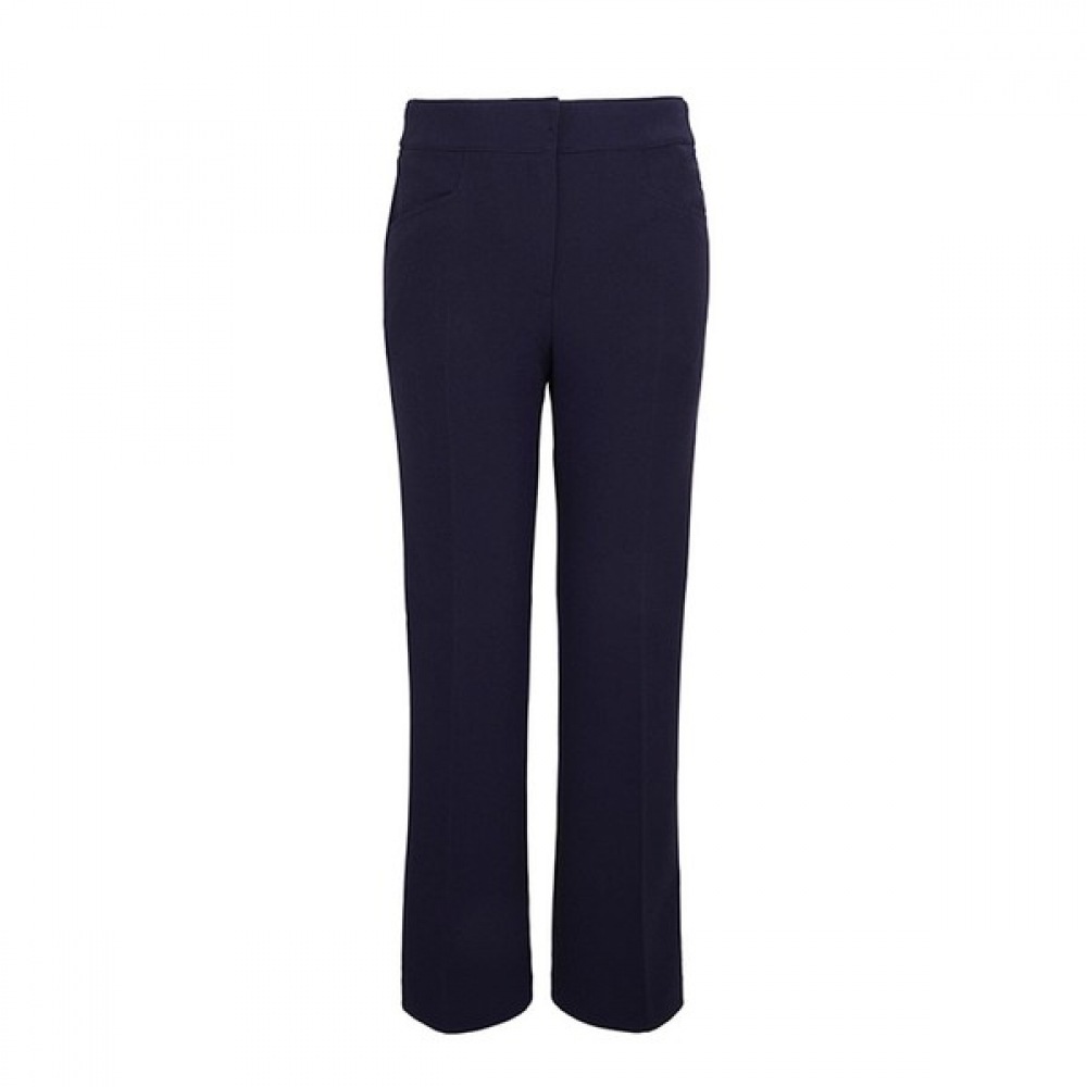 [オリビアハスラー] ネイビーEバンドブーツカットパンツOHCSPT201