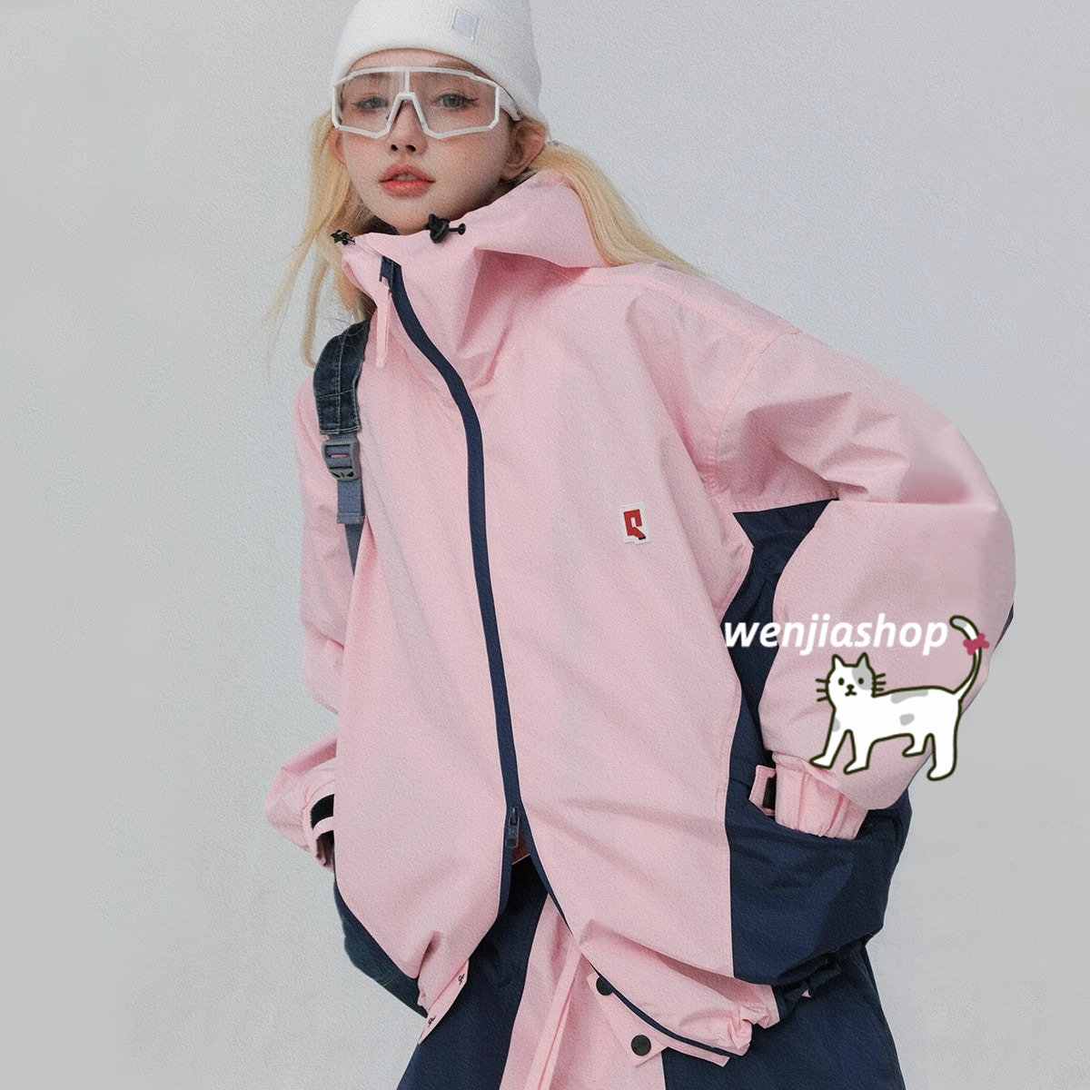 スノーボードウェア 2024 2025 上下セット メンズ レディース ピンク ゆったり アウター パンツ 3Lセットアップ ウィンタースポーツ韓国風 防水 スノボーウェア スキーウェア スノボウェア