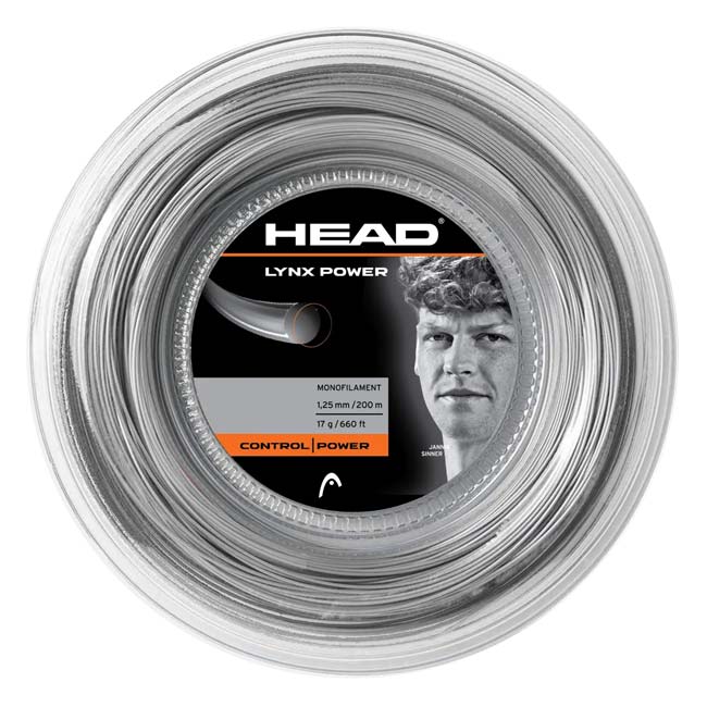 ヘッド(HEAD) Lynx Power リンクス パワー 1.25／1.30mm 200M 硬式テニス ポリエステルガット 281056-SIシルバー