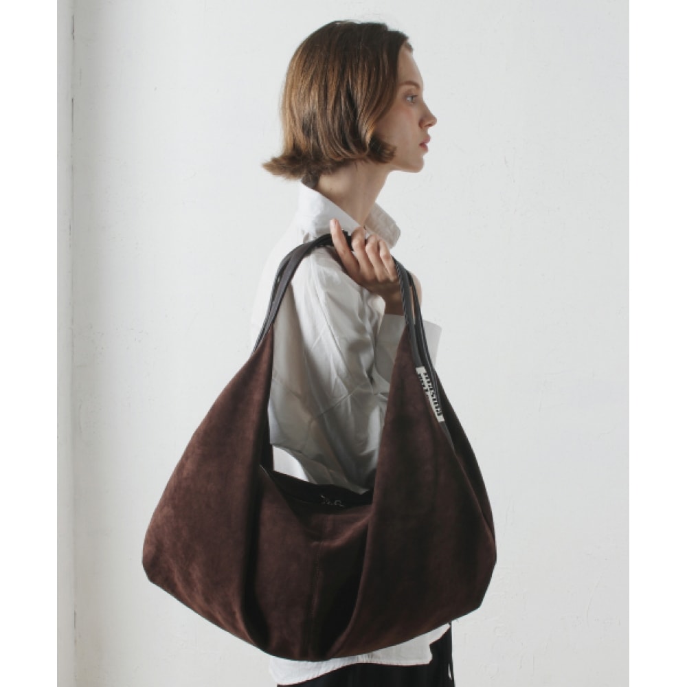 MASMARULEZ [マルマルレス X ゴムソンエディション] ウィングスエードバッグ _ チョコブラウン