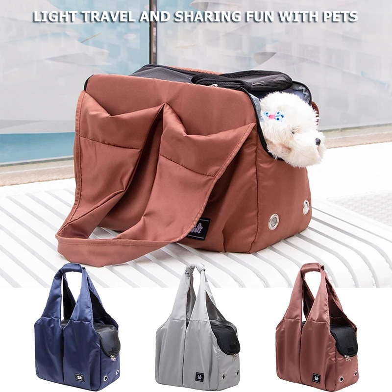 ペット用トラベルバッグ,猫用ショルダーバッグ,通気性と防水性,折りたたみ式,小型,アウトドア用