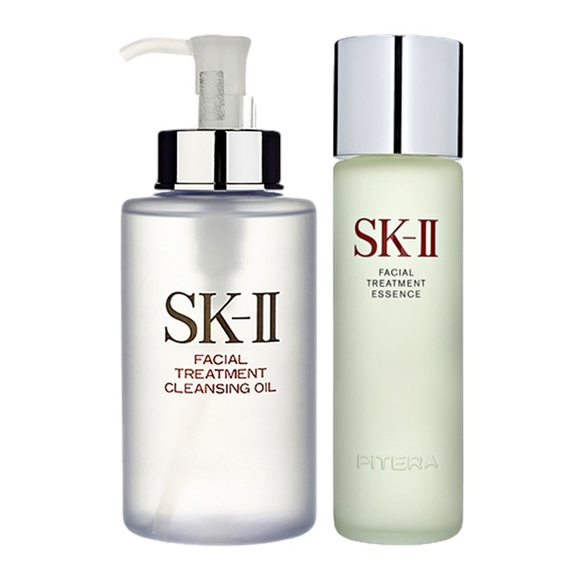 エスケーツー（SK-II／SK2） ピテラベーシックケア 2点セット/FT クレンジングオイル 250ml ＋ FT エッセンス 230ml