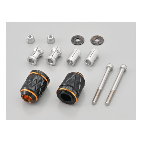 バーエンド スズキ / 汎用 ハンドル内径φ14-19 KIRIKO ゴールド 37608