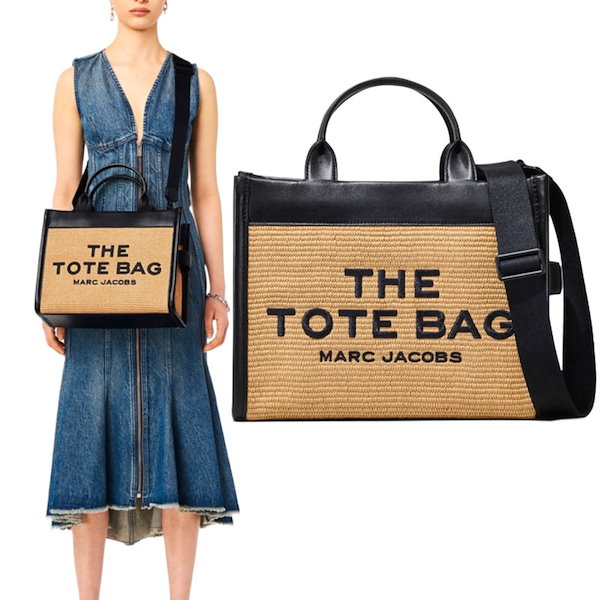 新品 マークジェイコブス THE STRAW トートバッグ ショルダー 2WAY 新品 マークジェイコブス THE STRAW トートバッグ ショルダー 2WAY