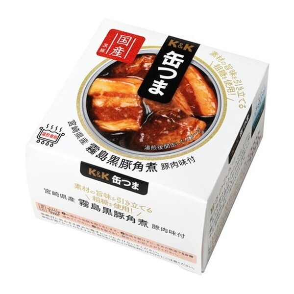 K&K 缶つま 宮崎県産 霧島黒豚角煮 150gx6 メーカー直送 4,883円