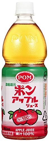 他サイト： POM(ポン) アップルジュース 800ｍｌ ×6本の商品画像